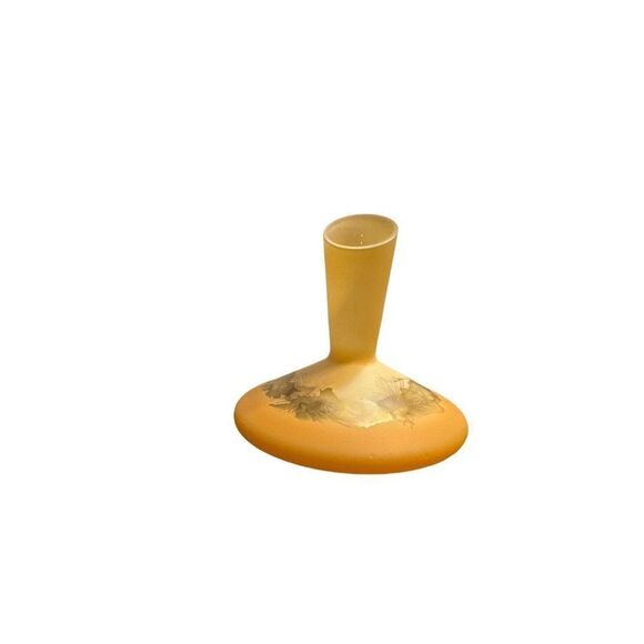 Decorative Vase Orange Gold - Picture 4 of 5